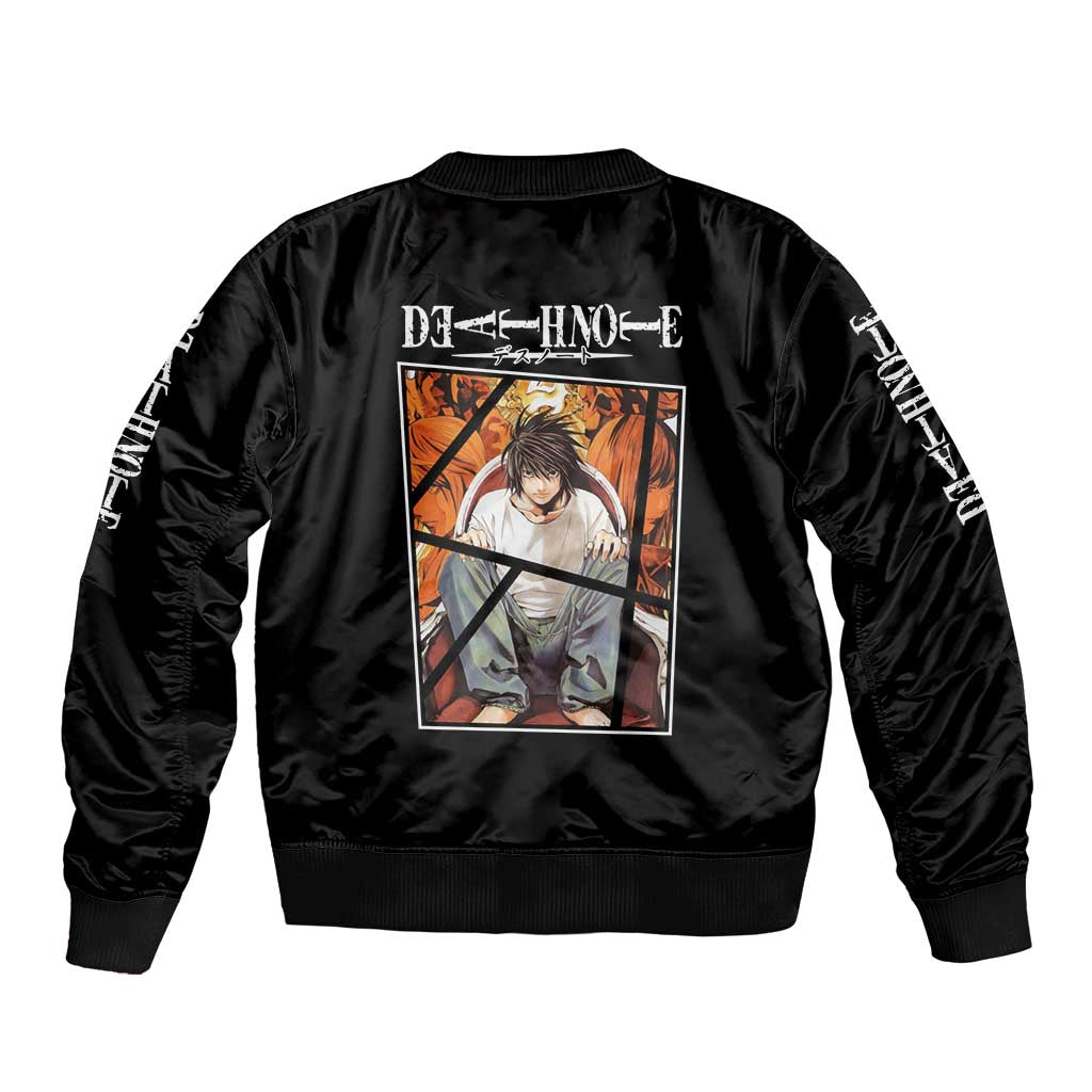 L Lawliet - Death Note Bomber Jacket Anime Style