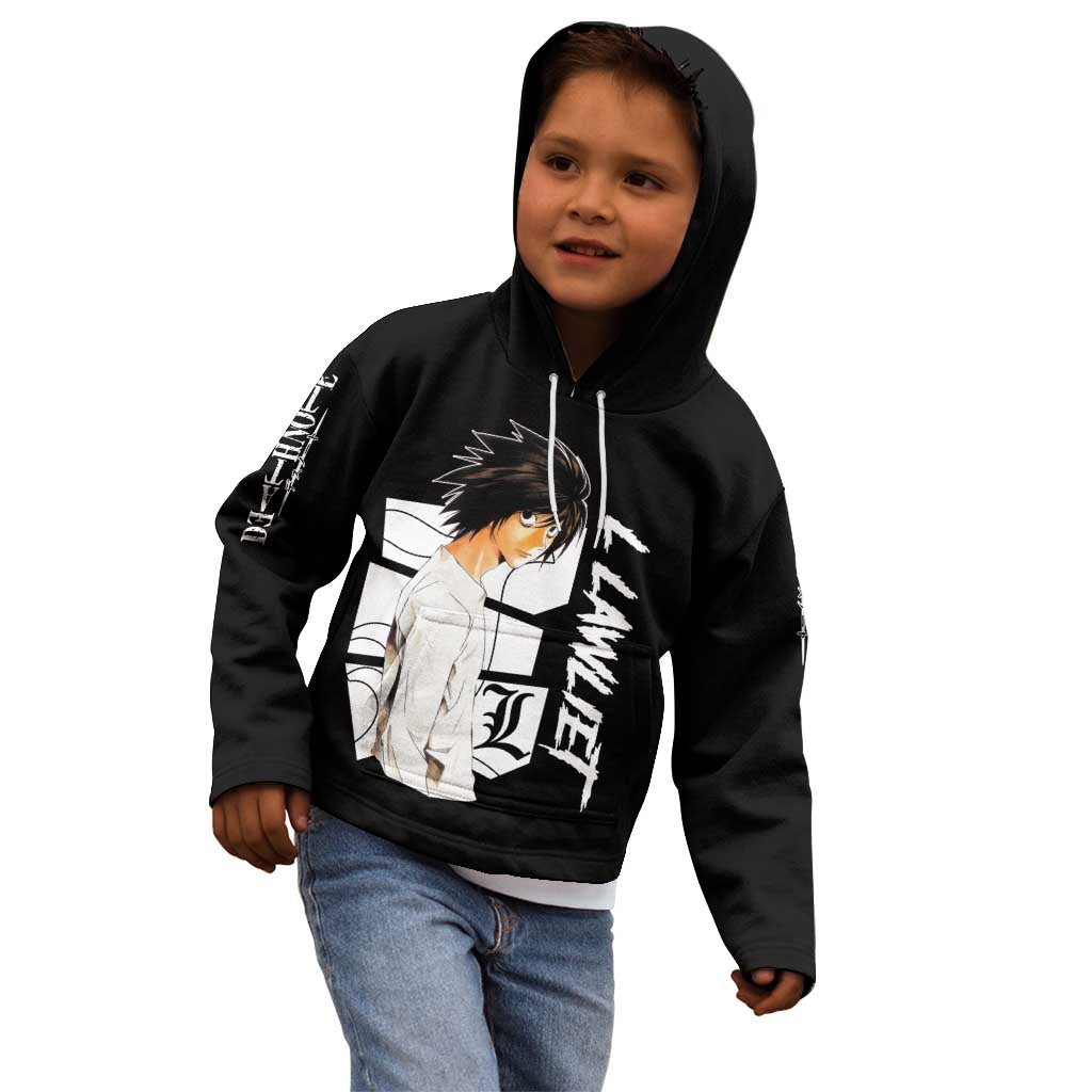 L Lawliet - Death Note Kid Hoodie Anime Style