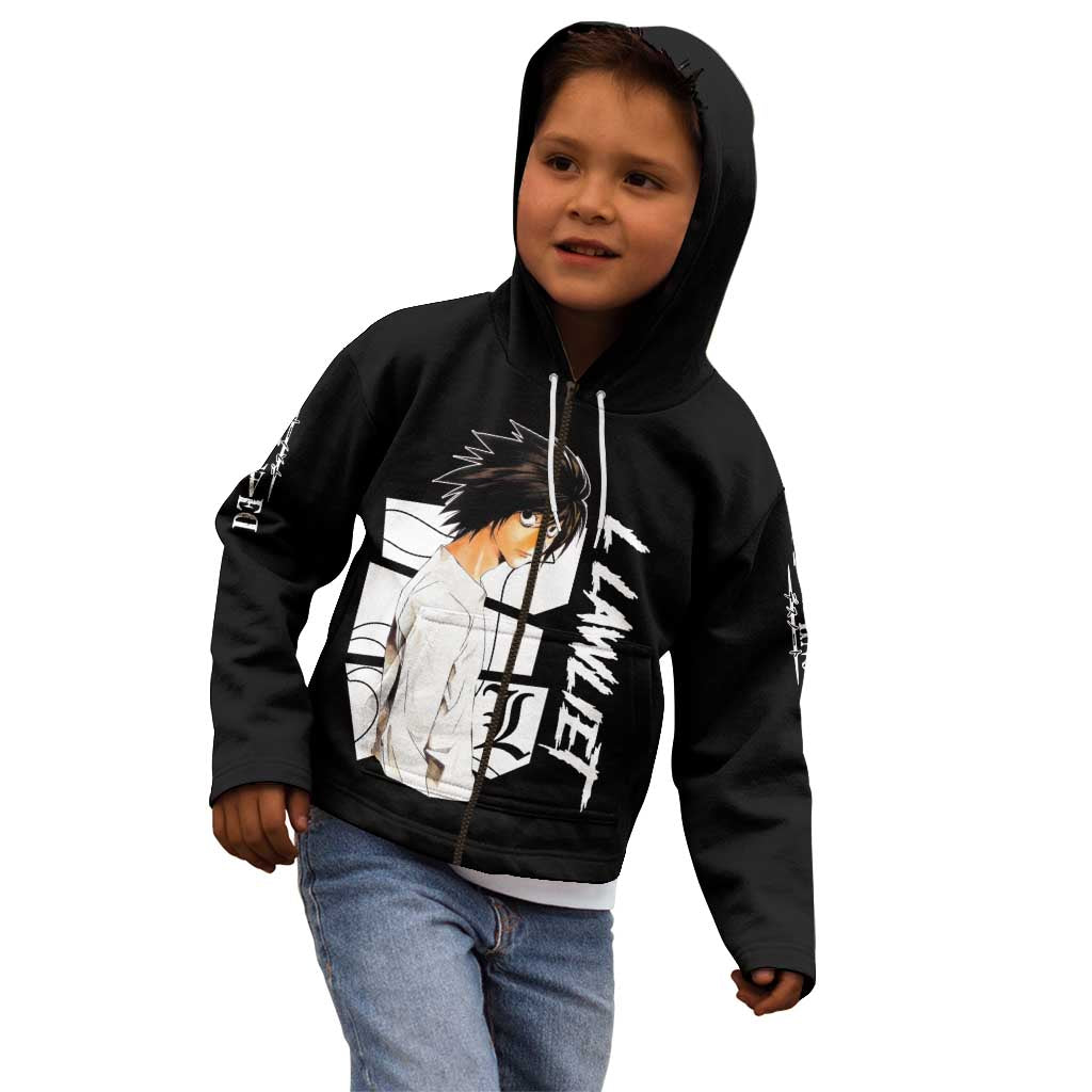 L Lawliet - Death Note Kid Hoodie Anime Style