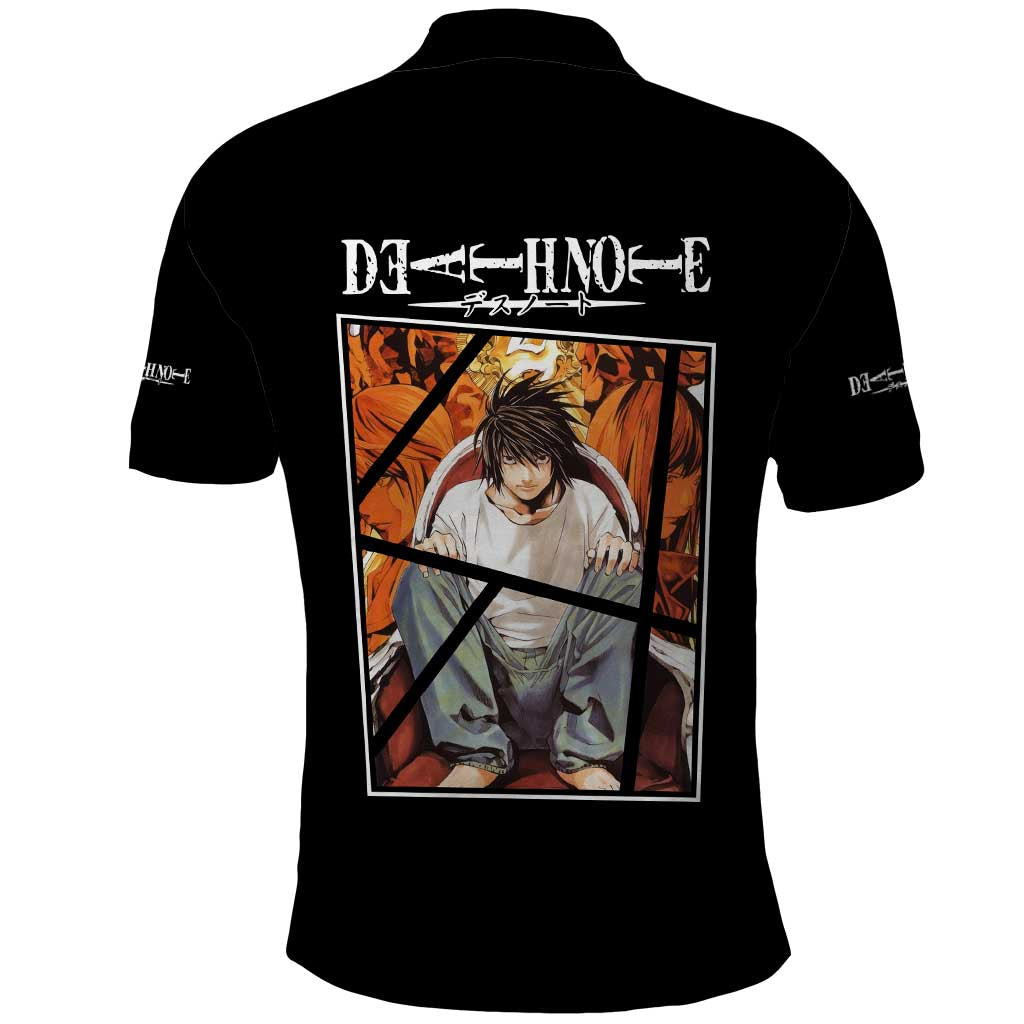 L Lawliet - Death Note Polo Shirt Anime Style