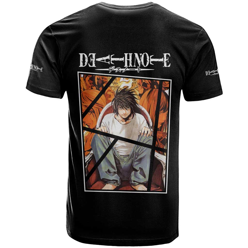 L Lawliet - Death Note T Shirt Anime Style