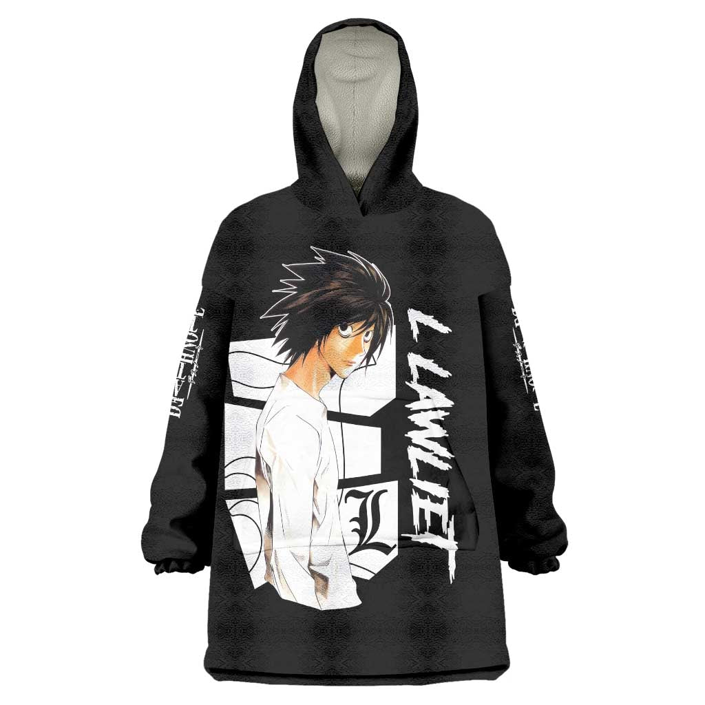 L Lawliet - Death Note Wearable Blanket Hoodie Anime Style