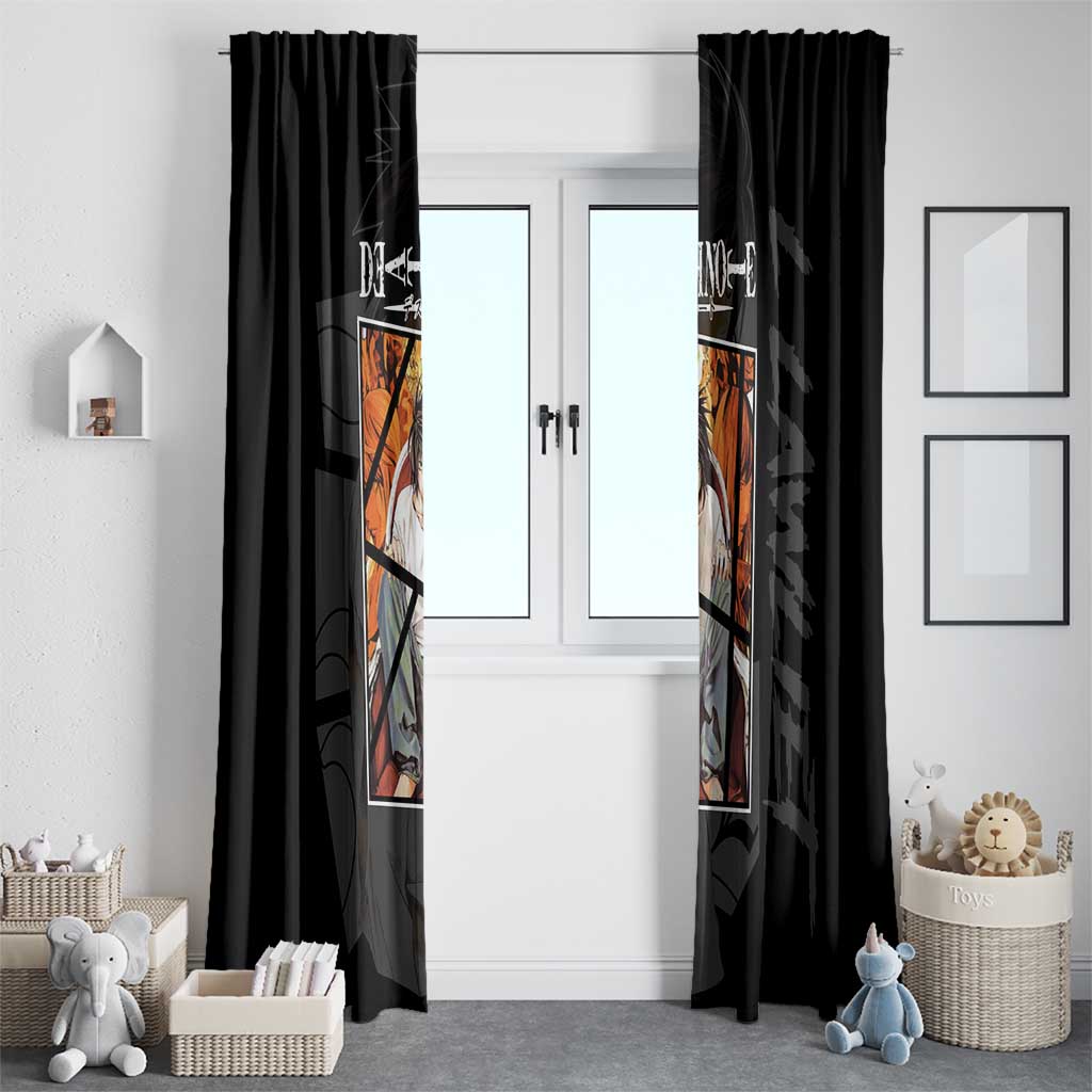 L Lawliet - Death Note Window Curtain Anime Style