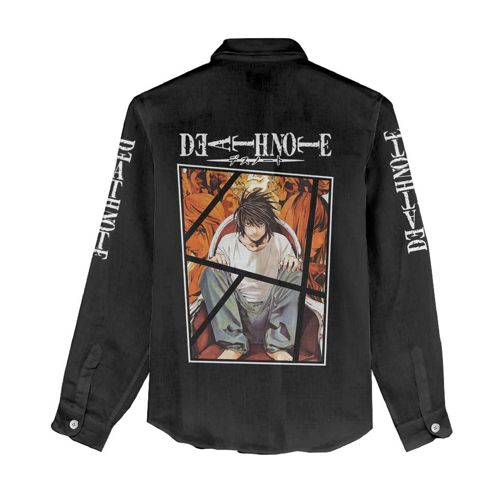 L Lawliet - Death Note Women Casual Shirt Anime Style