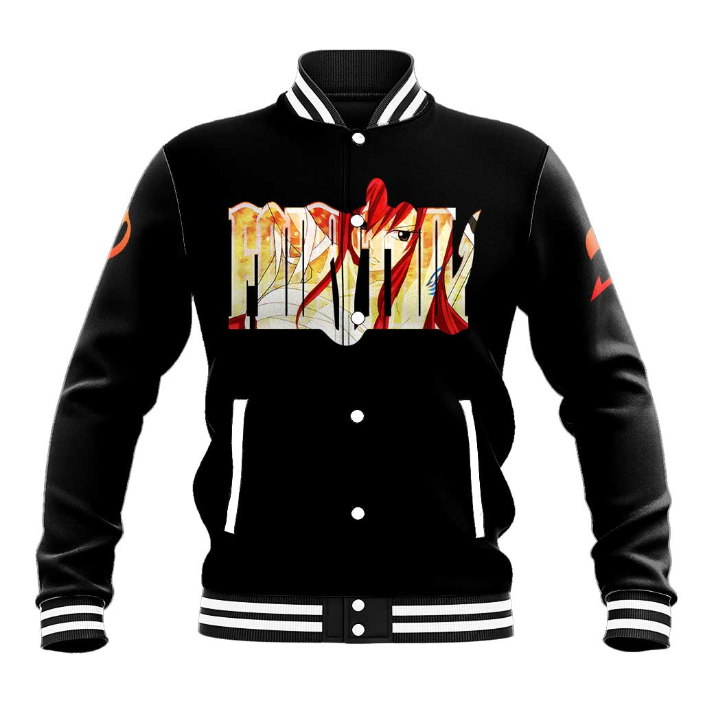 Erza Scarlet - Fairy Tail Baseball Jacket Anime Style