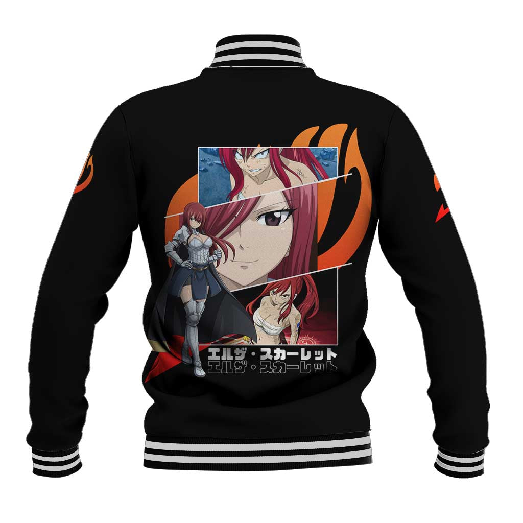 Erza Scarlet - Fairy Tail Baseball Jacket Anime Style