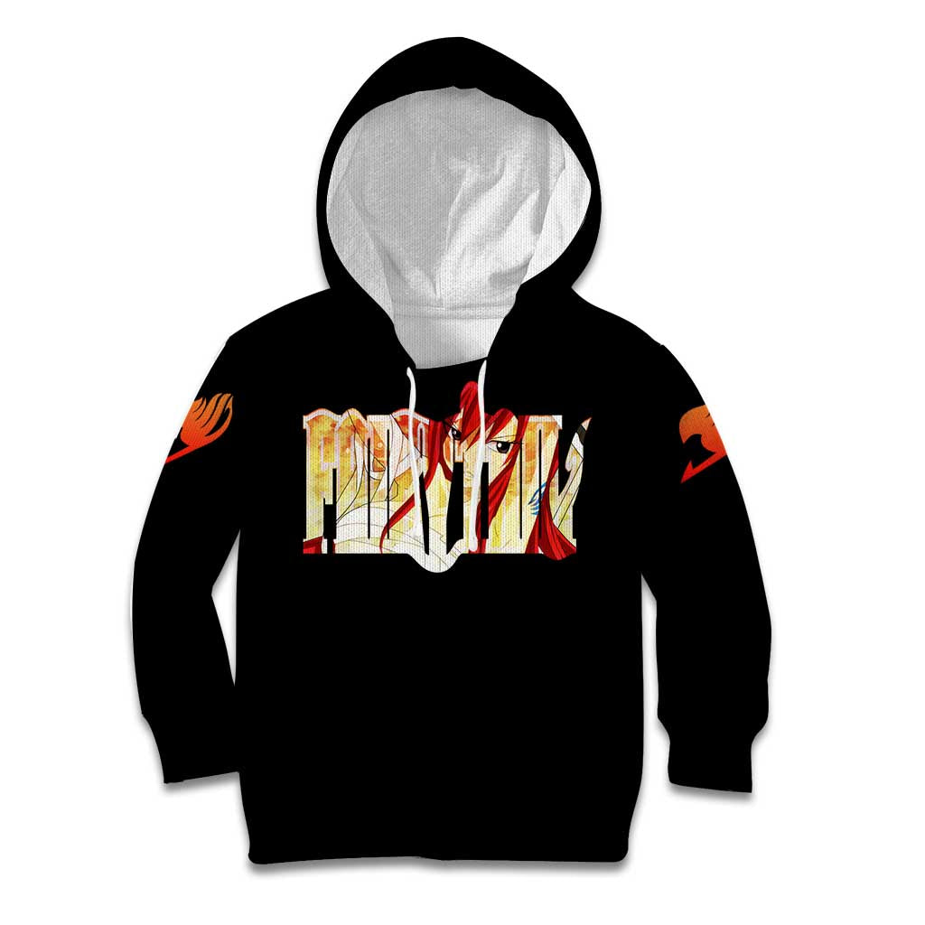 Erza Scarlet - Fairy Tail Kid Hoodie Anime Style