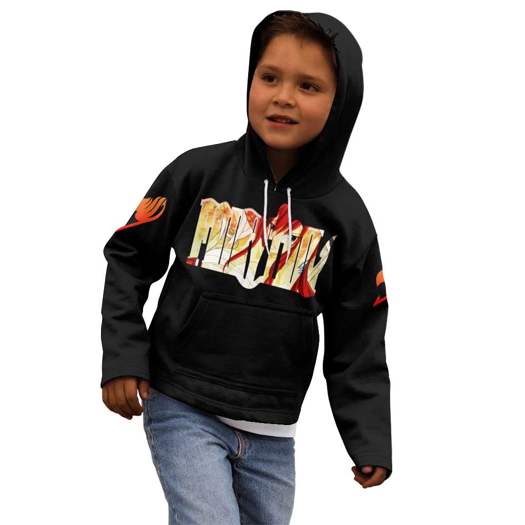 Erza Scarlet - Fairy Tail Kid Hoodie Anime Style