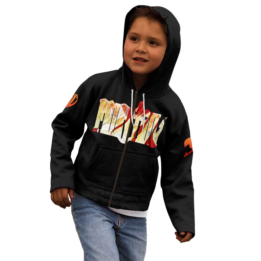 Erza Scarlet - Fairy Tail Kid Hoodie Anime Style
