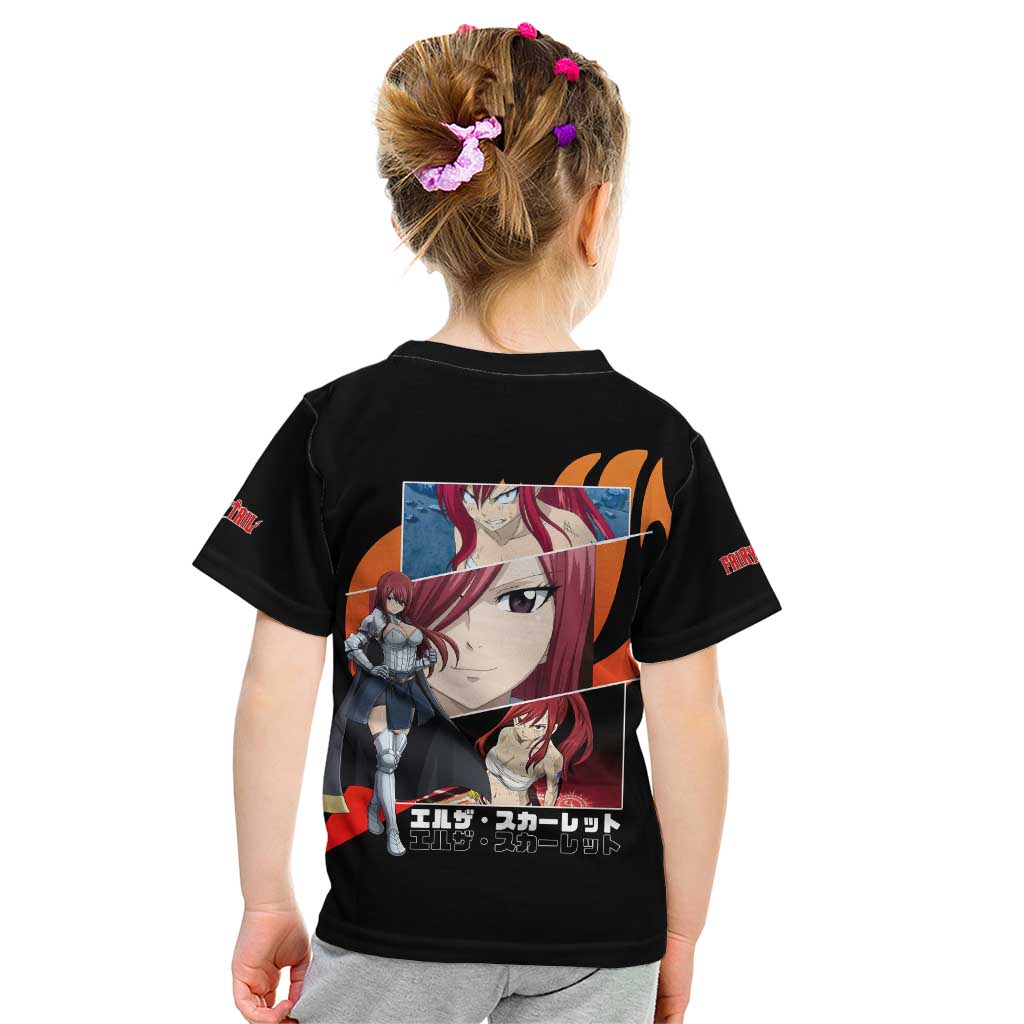 Erza Scarlet - Fairy Tail Kid T Shirt Anime Style