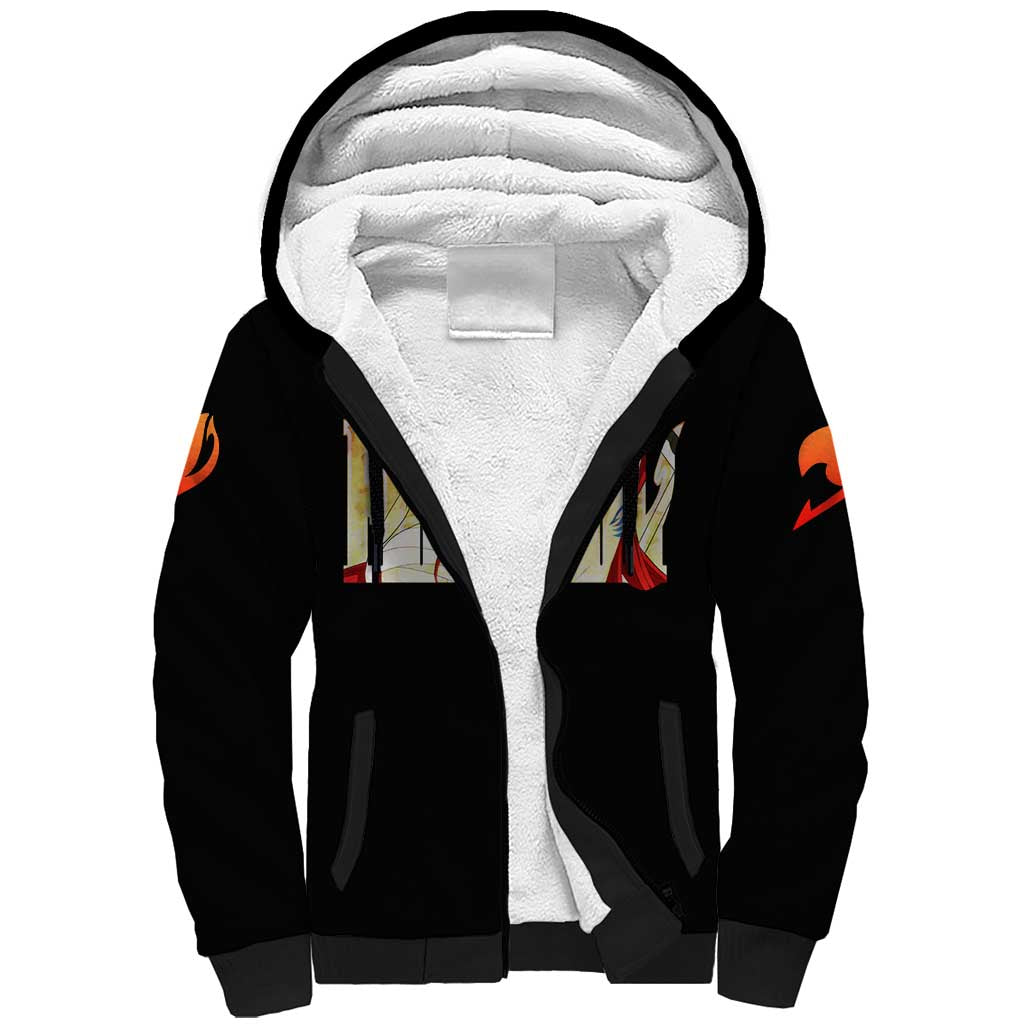 Erza Scarlet - Fairy Tail Sherpa Hoodie Anime Style