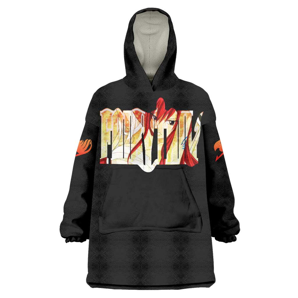 Erza Scarlet - Fairy Tail Wearable Blanket Hoodie Anime Style