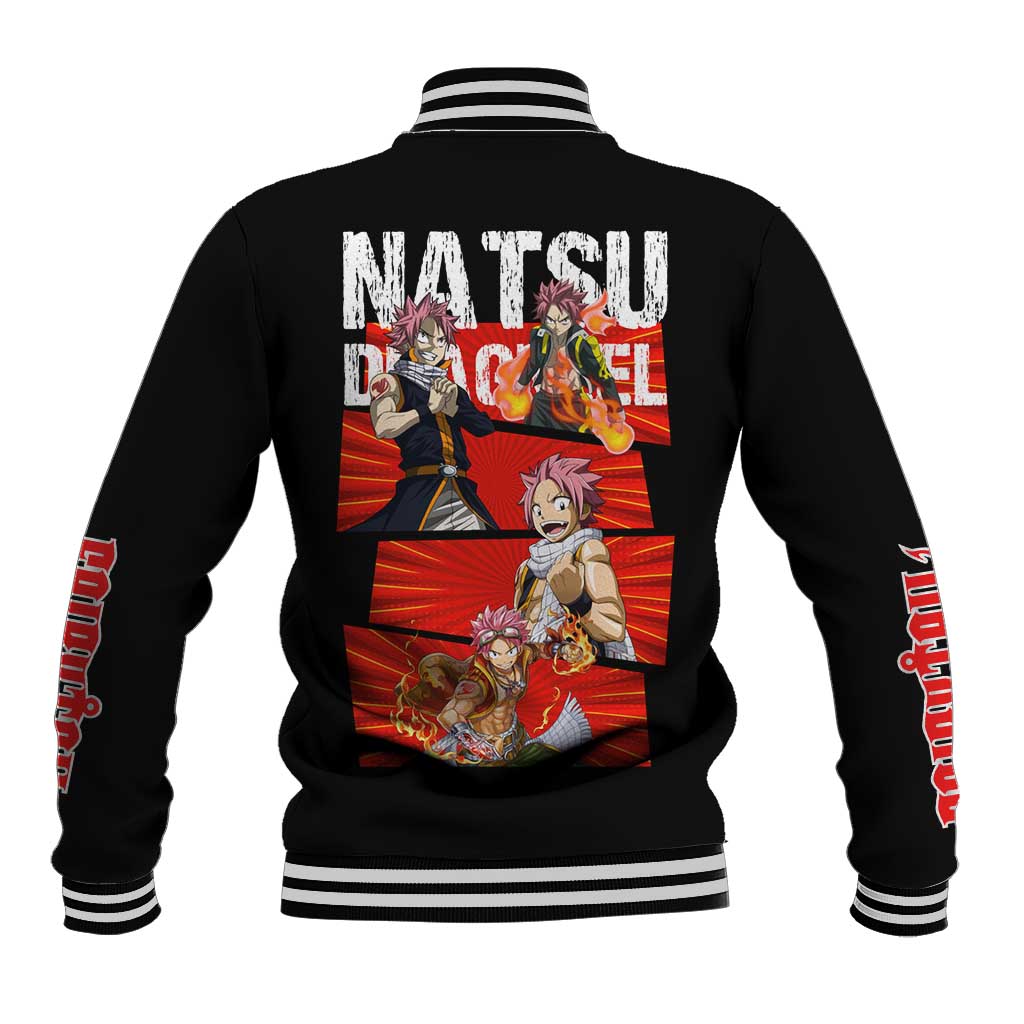 Natsu Dragneel - Fairy Tail Baseball Jacket Anime Style
