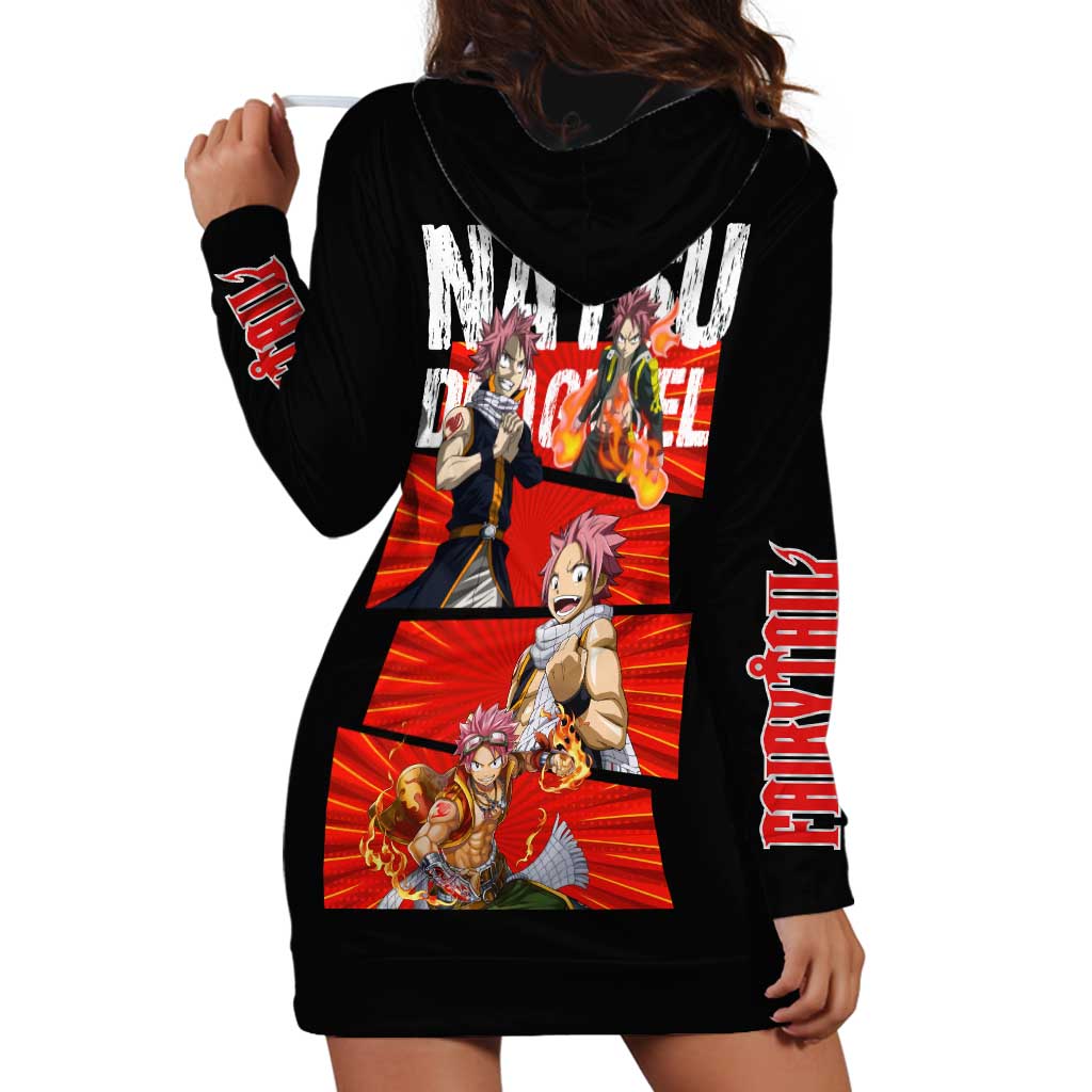 Natsu Dragneel - Fairy Tail Hoodie Dress Anime Style