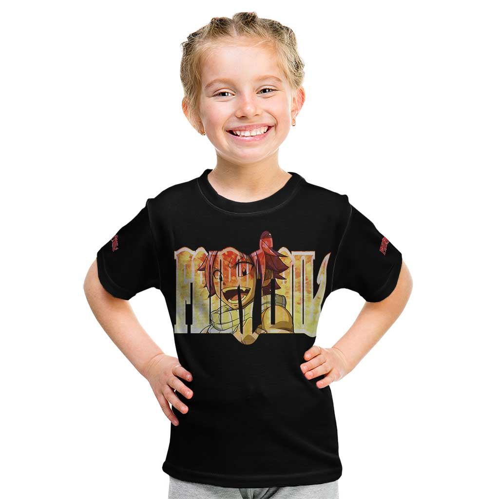 Natsu Dragneel - Fairy Tail Kid T Shirt Anime Style