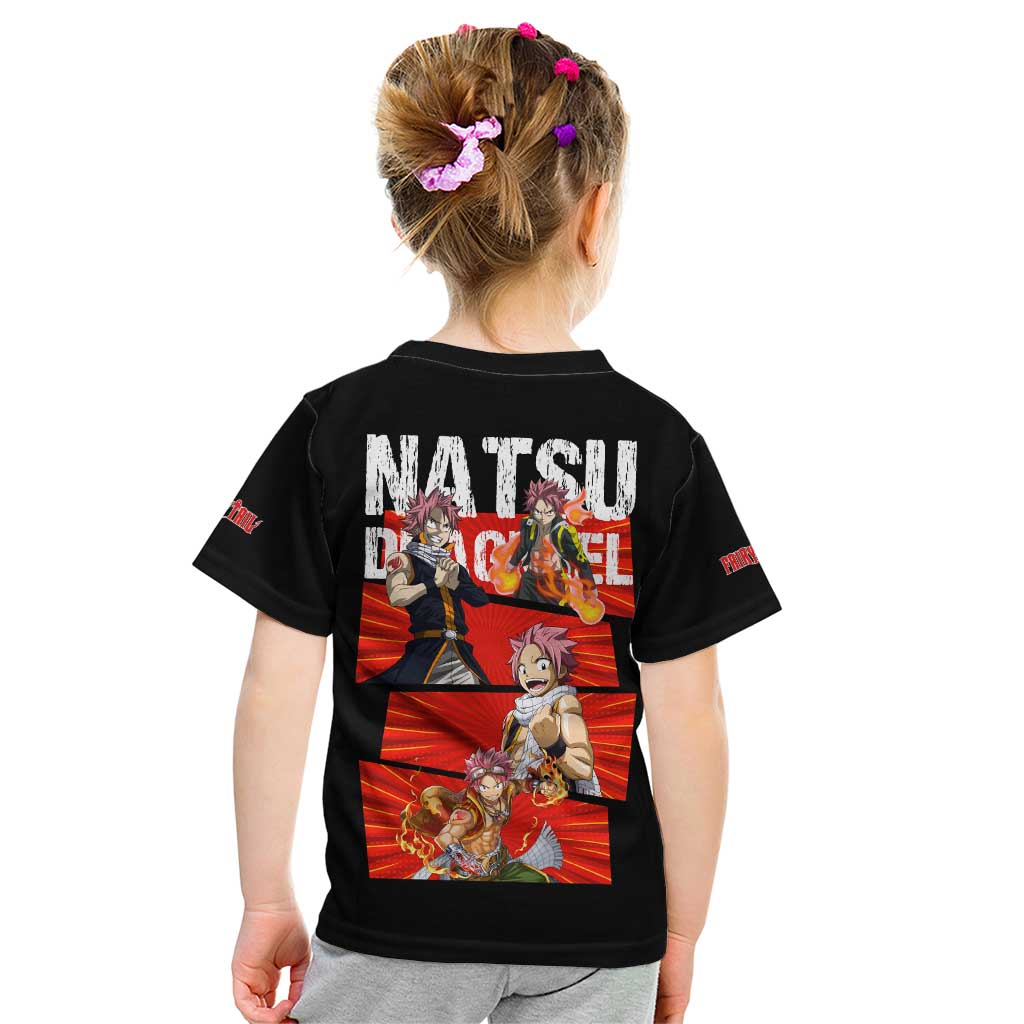 Natsu Dragneel - Fairy Tail Kid T Shirt Anime Style