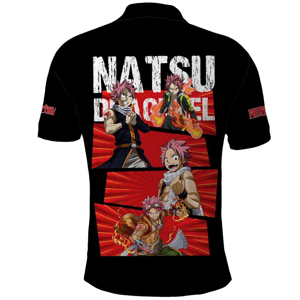 Natsu Dragneel - Fairy Tail Polo Shirt Anime Style