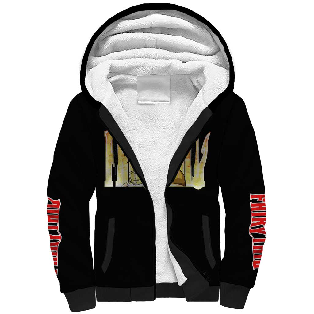 Natsu Dragneel - Fairy Tail Sherpa Hoodie Anime Style