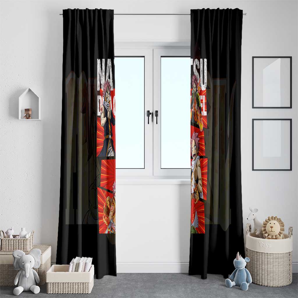 Natsu Dragneel - Fairy Tail Window Curtain Anime Style