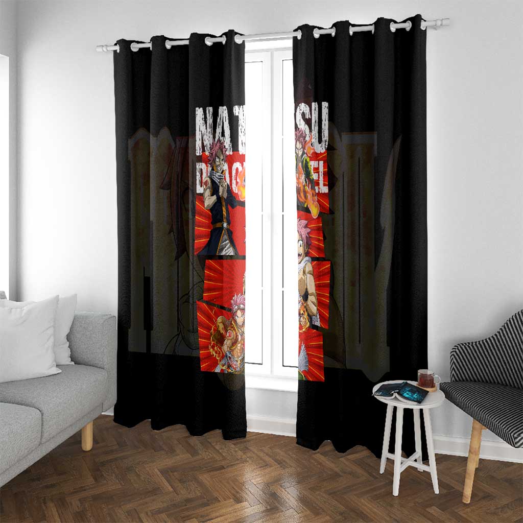 Natsu Dragneel - Fairy Tail Window Curtain Anime Style