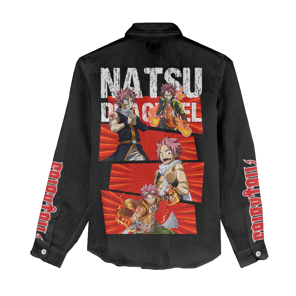 Natsu Dragneel - Fairy Tail Women Casual Shirt Anime Style