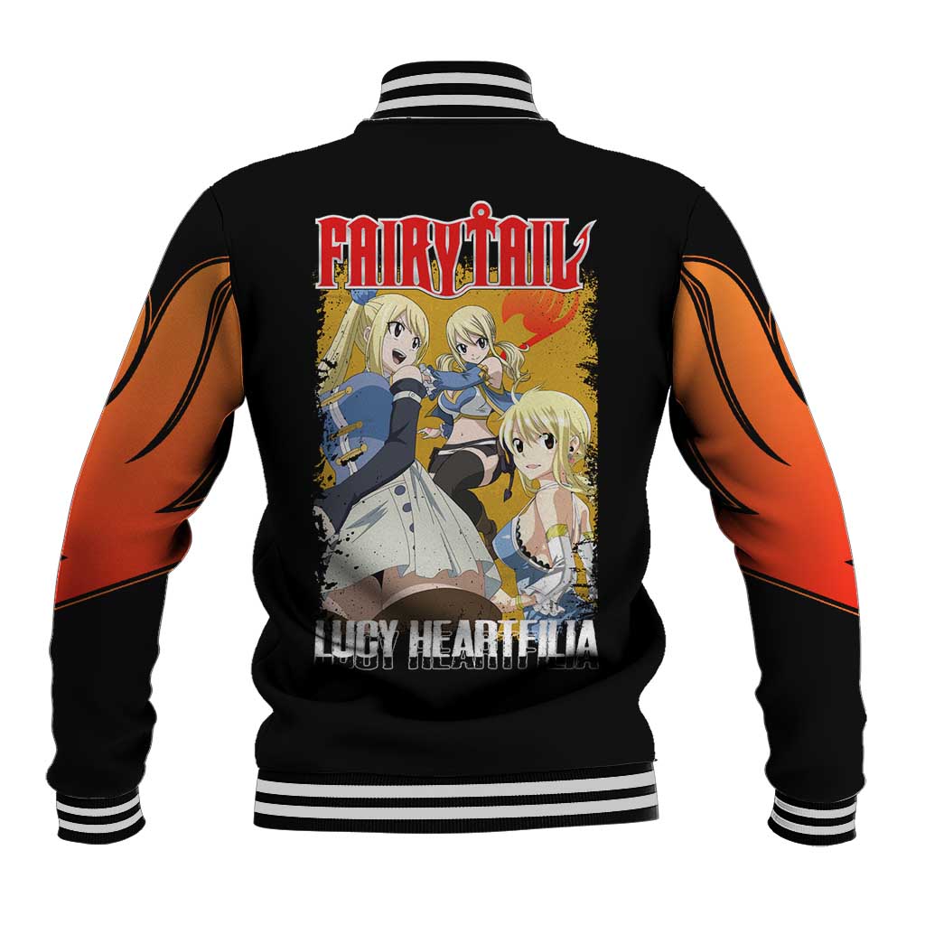 Lucy Heartfilia - Fairy Tail Baseball Jacket Anime Style