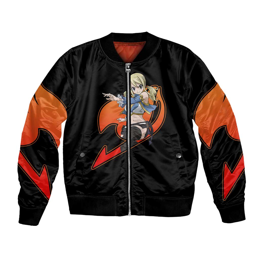 Lucy Heartfilia - Fairy Tail Bomber Jacket Anime Style