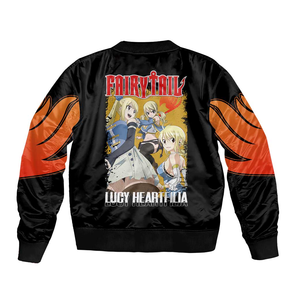Lucy Heartfilia - Fairy Tail Bomber Jacket Anime Style