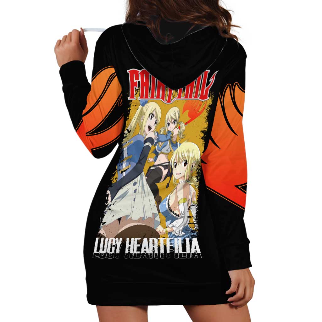 Lucy Heartfilia - Fairy Tail Hoodie Dress Anime Style