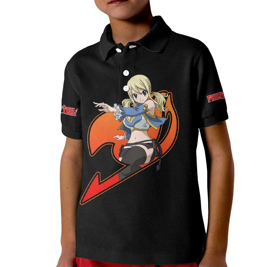 Lucy Heartfilia - Fairy Tail Kid Polo Shirt Anime Style