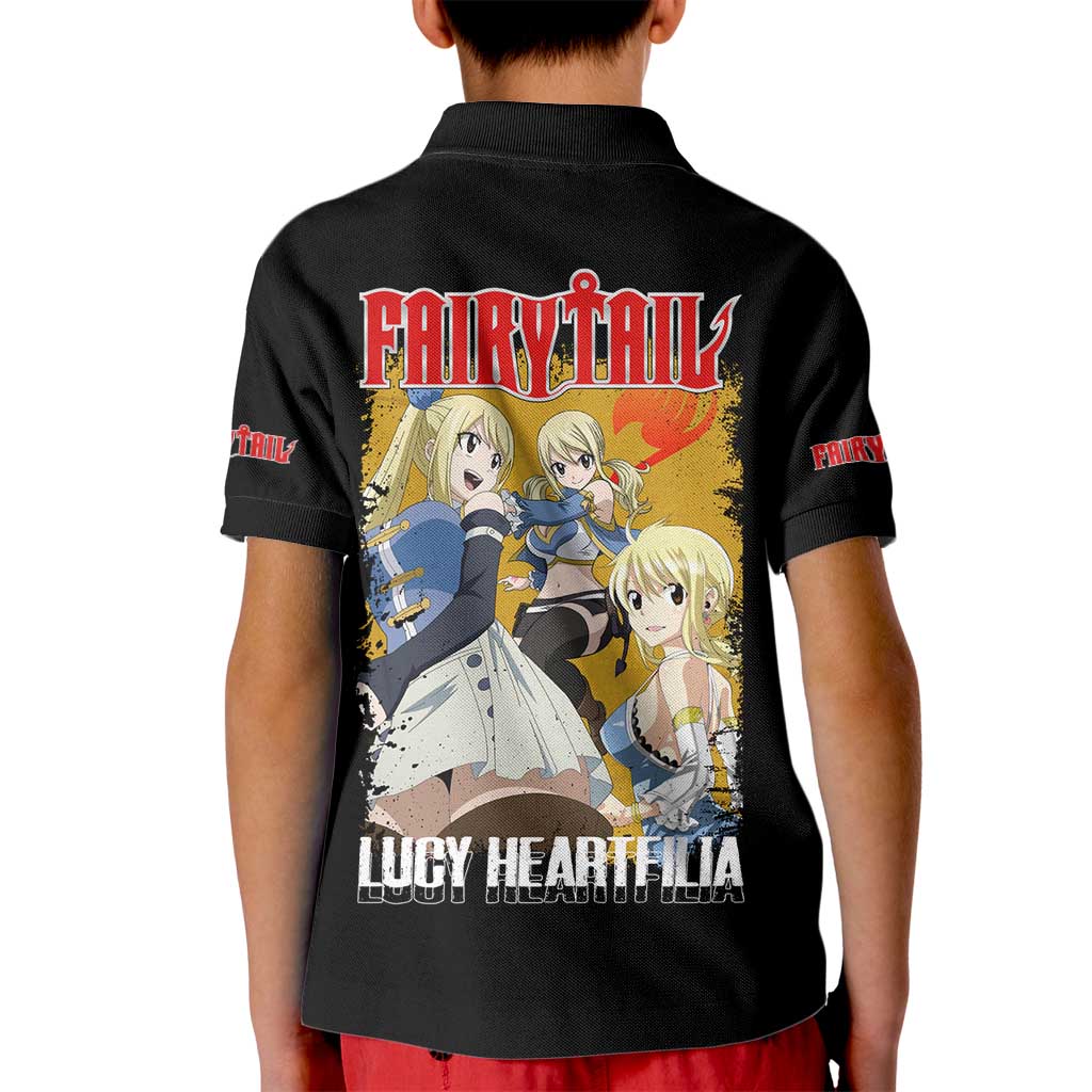 Lucy Heartfilia - Fairy Tail Kid Polo Shirt Anime Style