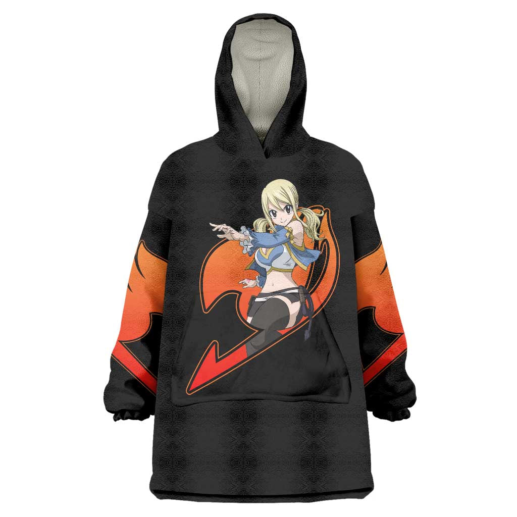 Lucy Heartfilia - Fairy Tail Wearable Blanket Hoodie Anime Style