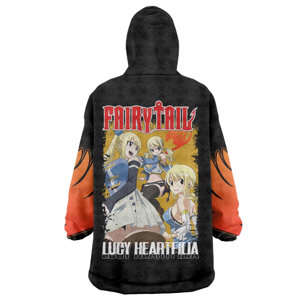 Lucy Heartfilia - Fairy Tail Wearable Blanket Hoodie Anime Style