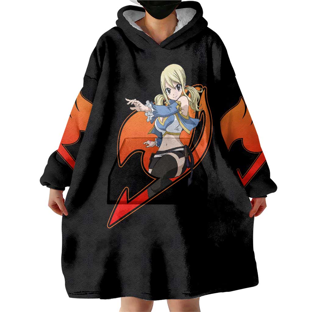 Lucy Heartfilia - Fairy Tail Wearable Blanket Hoodie Anime Style