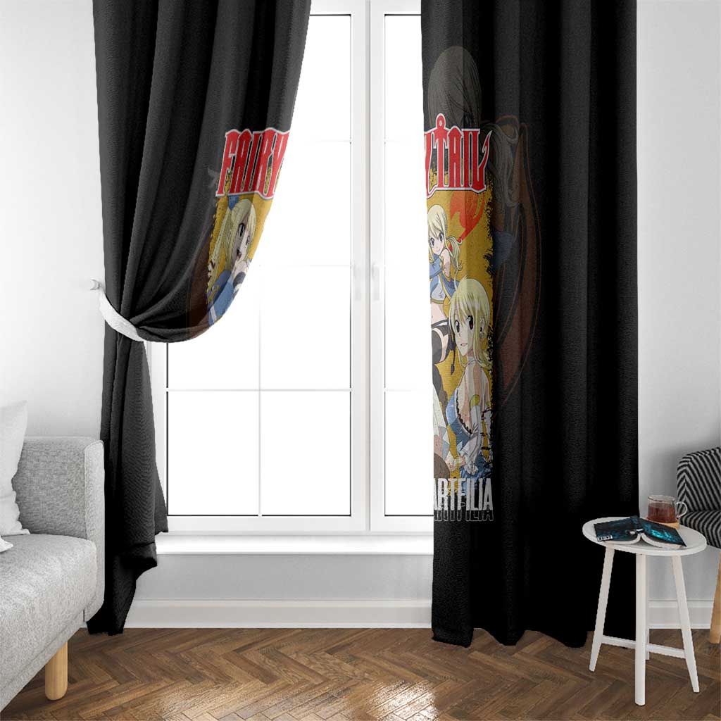 Lucy Heartfilia - Fairy Tail Window Curtain Anime Style