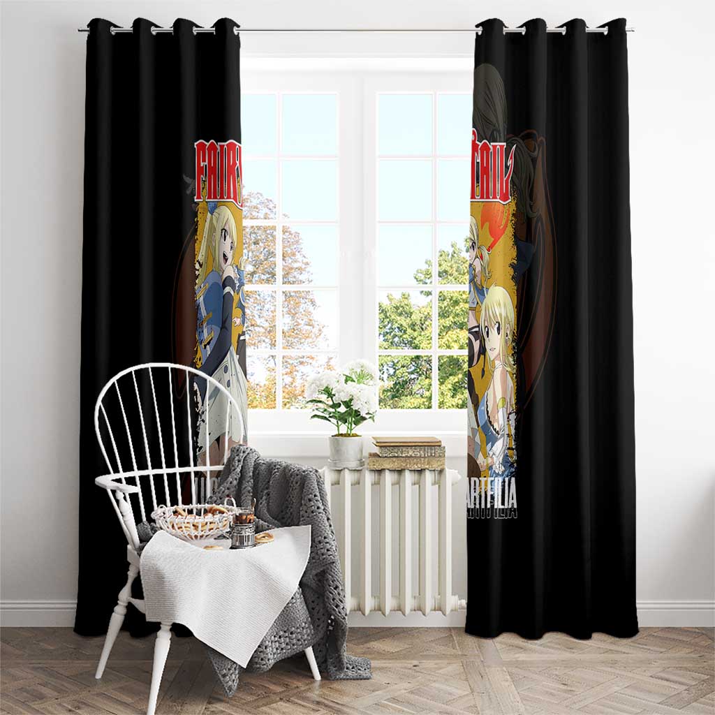 Lucy Heartfilia - Fairy Tail Window Curtain Anime Style