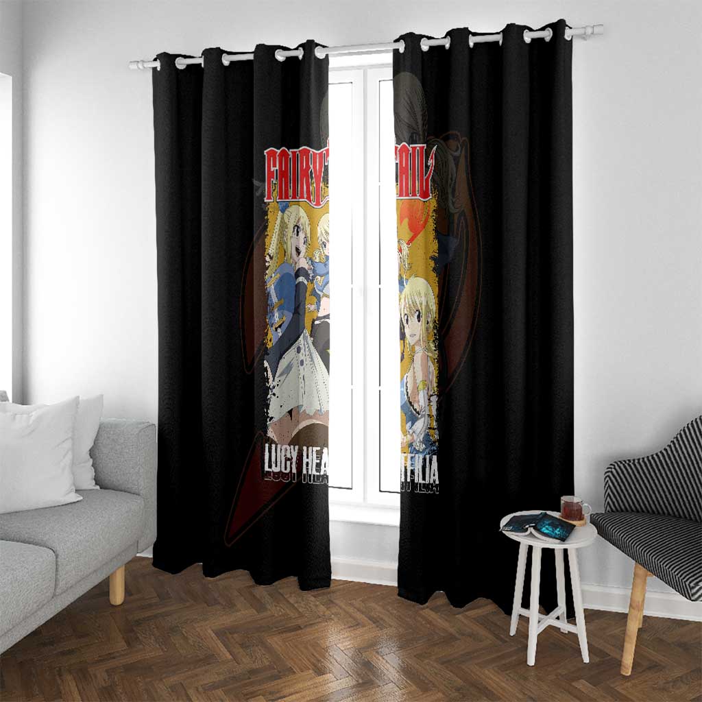 Lucy Heartfilia - Fairy Tail Window Curtain Anime Style