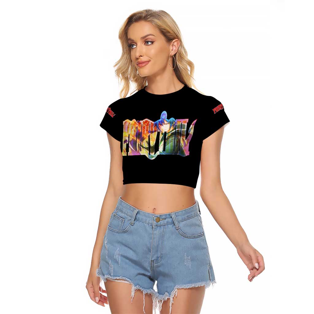 Jellal Fernandes - Fairy Tail Raglan Cropped T Shirt Anime Style