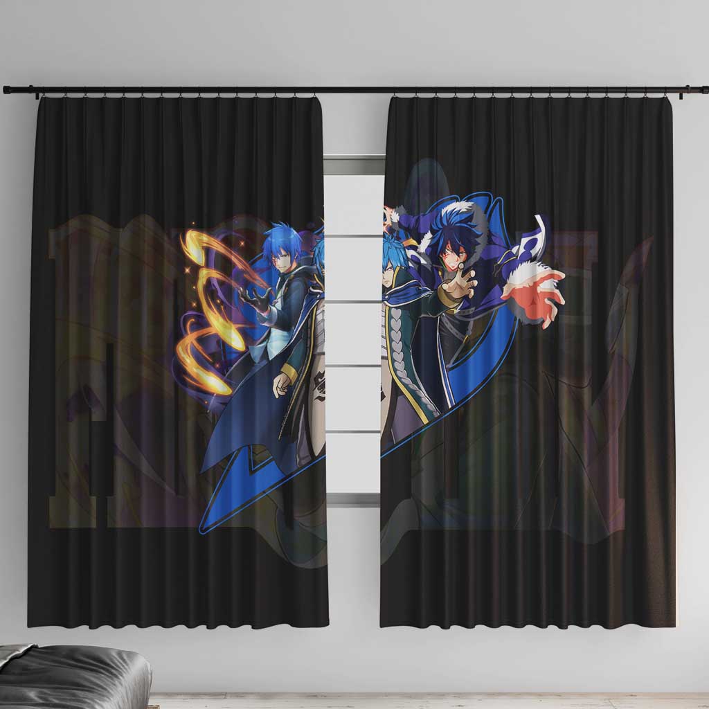 Jellal Fernandes - Fairy Tail Window Curtain Anime Style