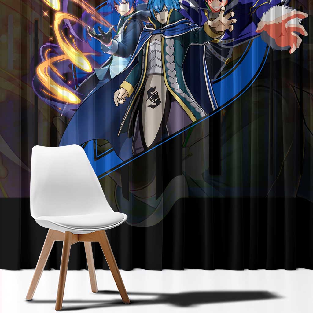 Jellal Fernandes - Fairy Tail Window Curtain Anime Style