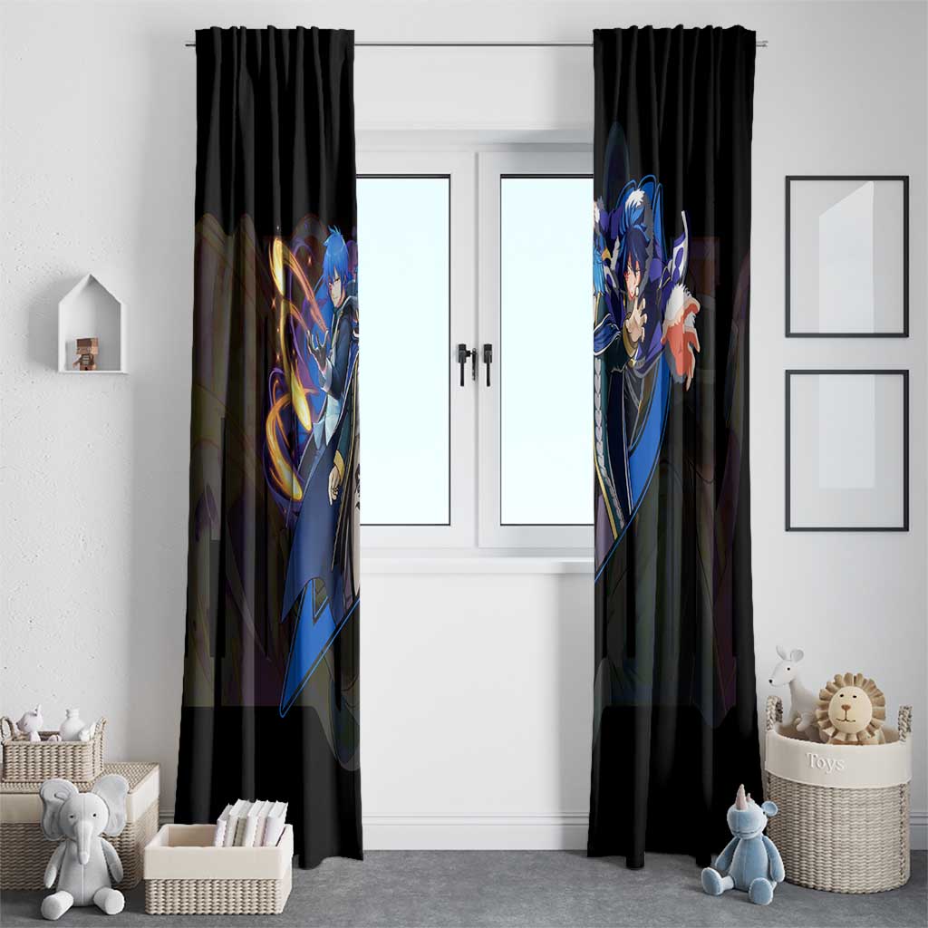 Jellal Fernandes - Fairy Tail Window Curtain Anime Style