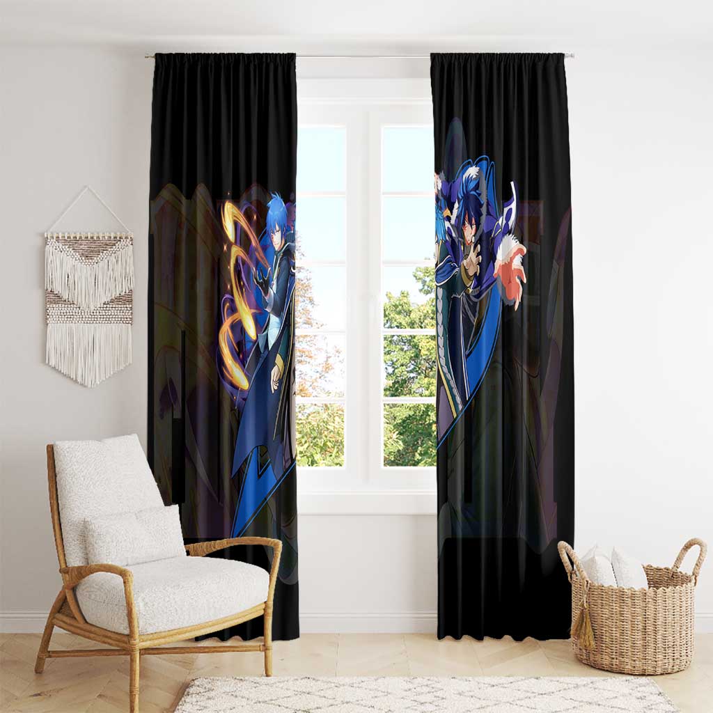 Jellal Fernandes - Fairy Tail Window Curtain Anime Style