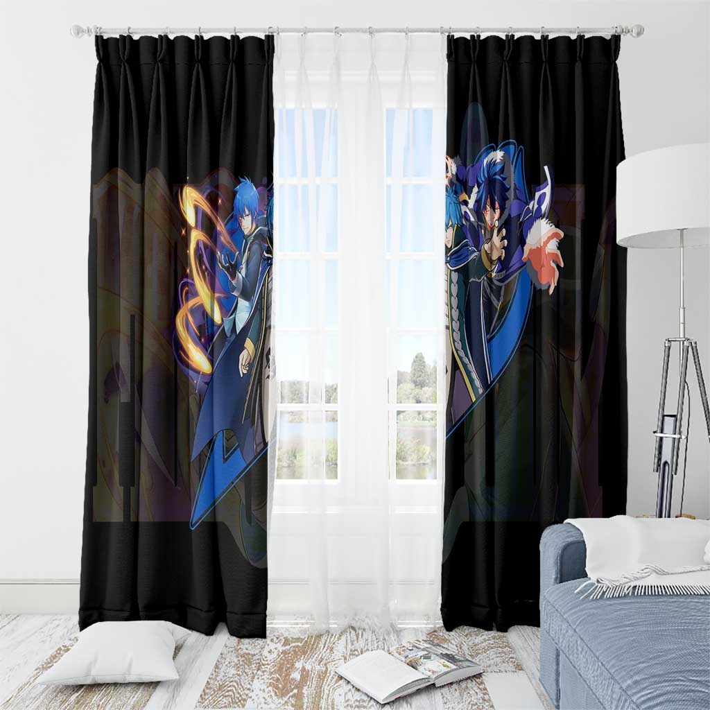 Jellal Fernandes - Fairy Tail Window Curtain Anime Style