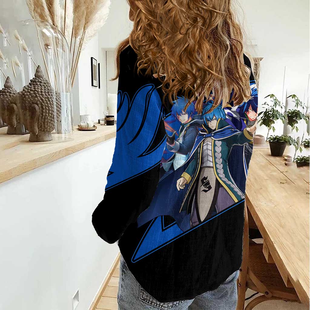 Jellal Fernandes - Fairy Tail Women Casual Shirt Anime Style