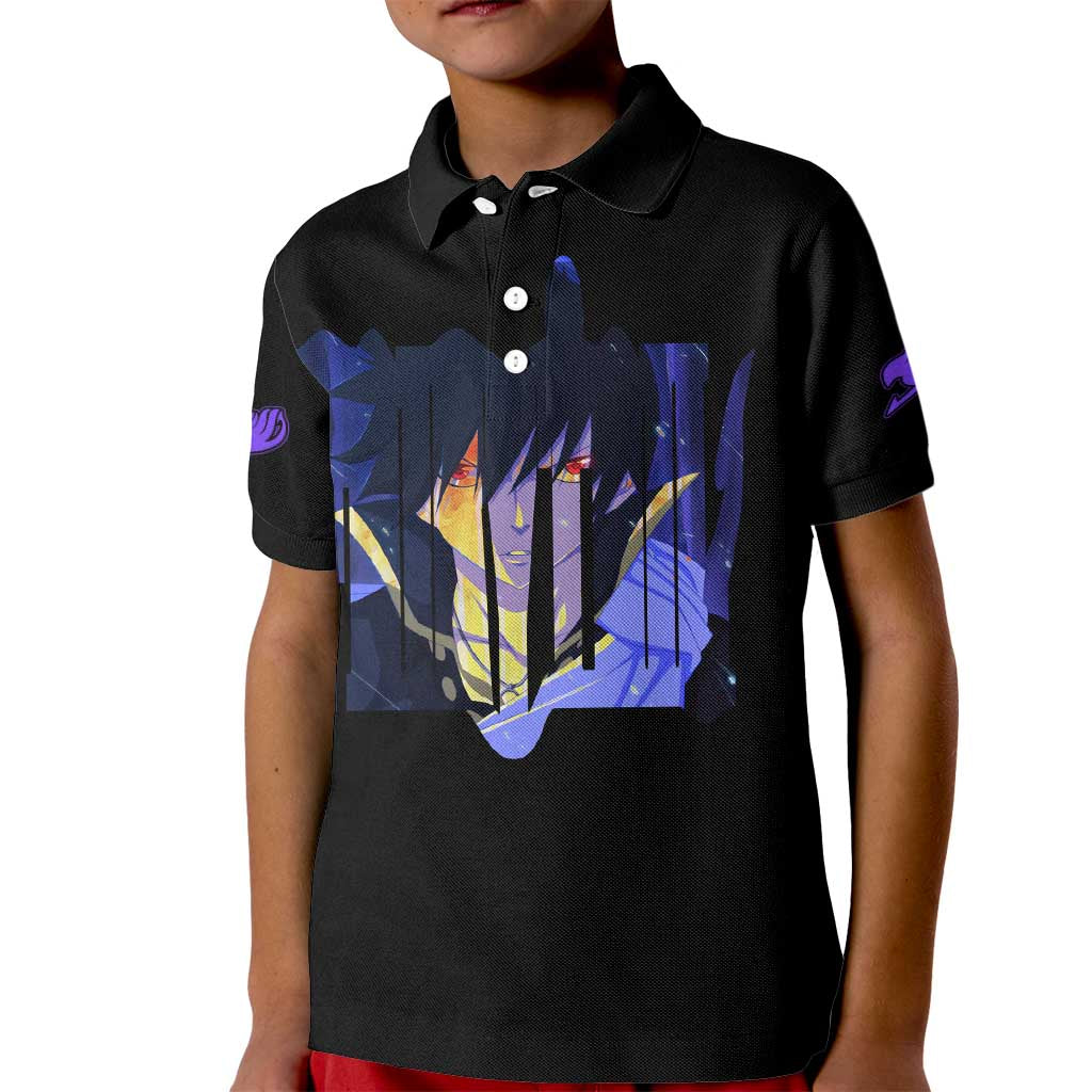 Zeref Dragneel - Fairy Tail Kid Polo Shirt Anime Style