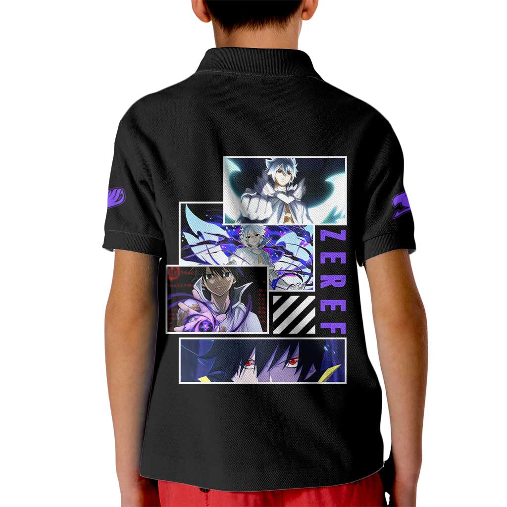 Zeref Dragneel - Fairy Tail Kid Polo Shirt Anime Style
