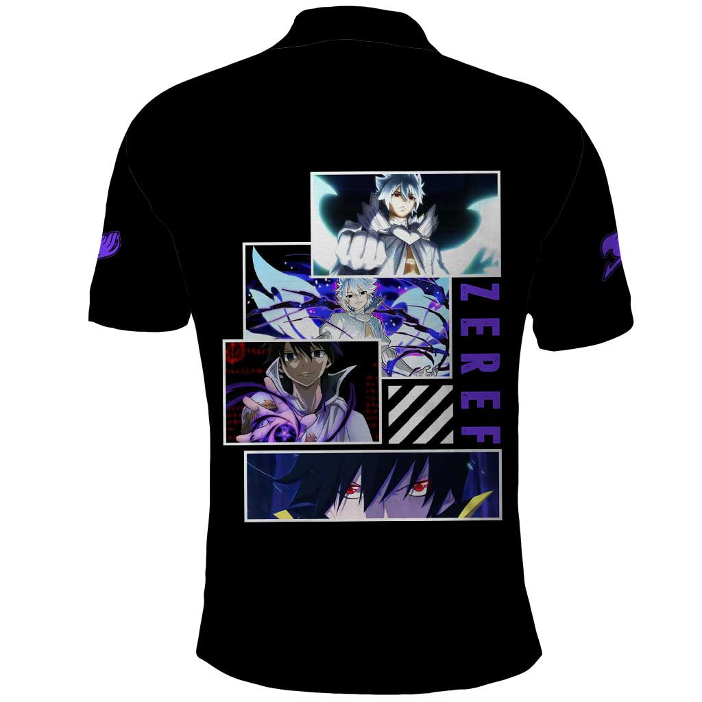 Zeref Dragneel - Fairy Tail Polo Shirt Anime Style