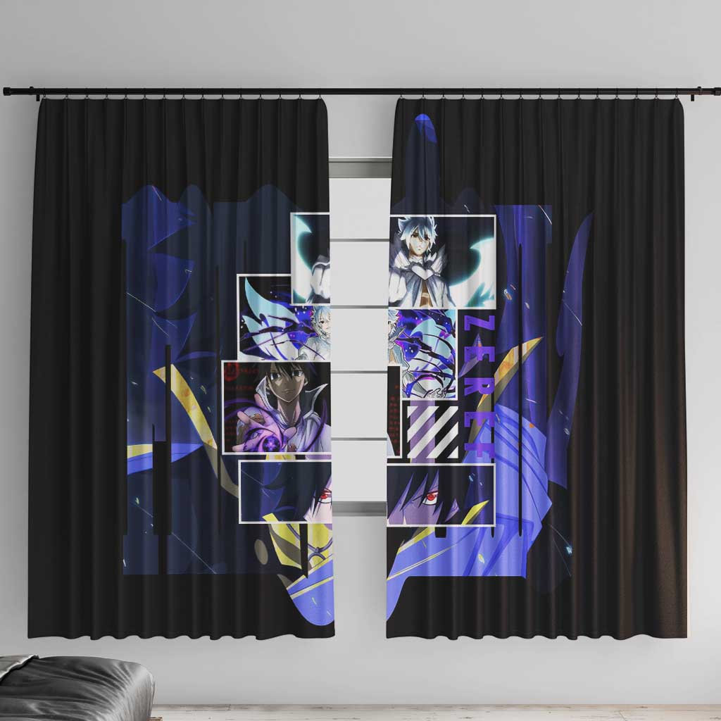 Zeref Dragneel - Fairy Tail Window Curtain Anime Style