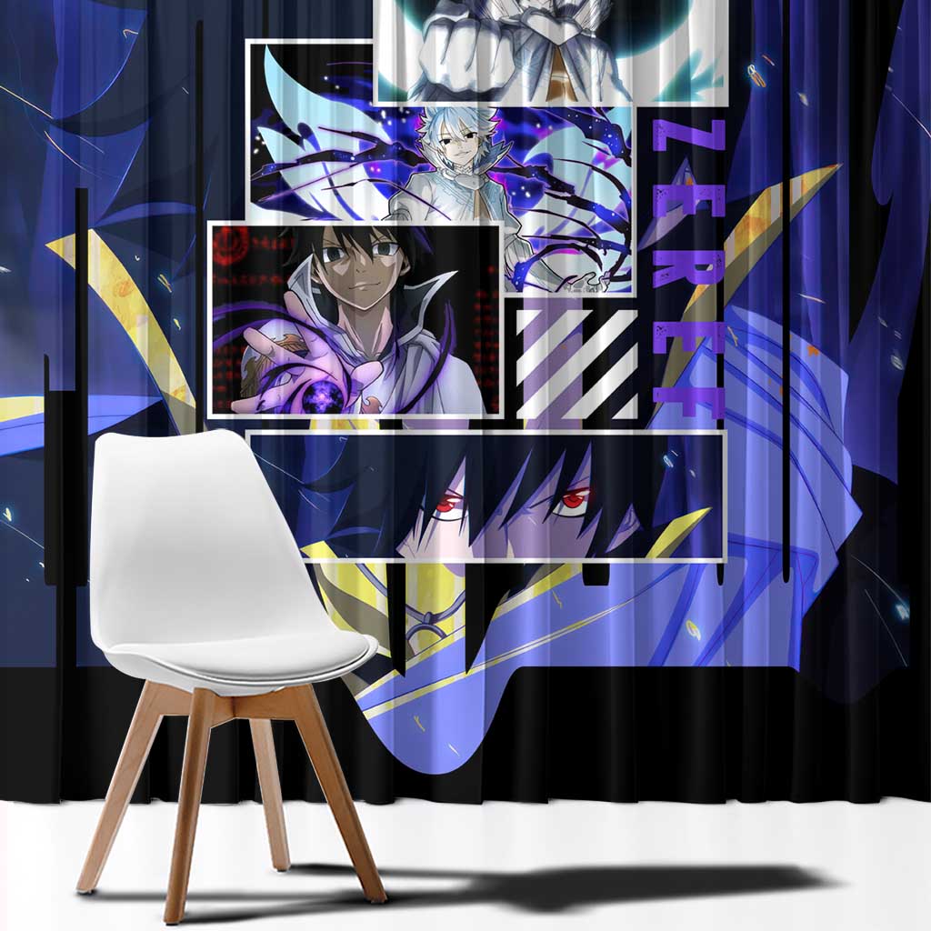 Zeref Dragneel - Fairy Tail Window Curtain Anime Style