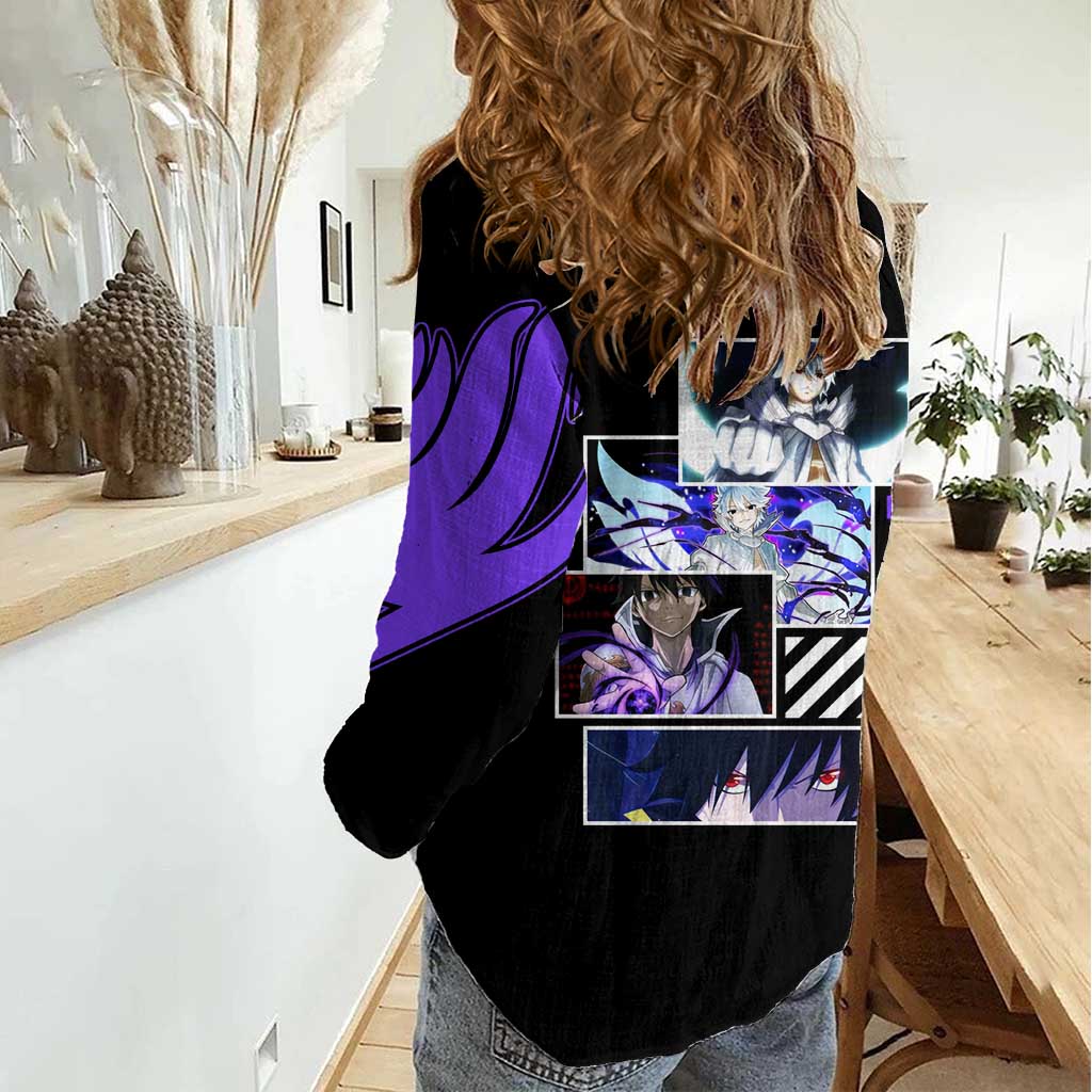 Zeref Dragneel - Fairy Tail Women Casual Shirt Anime Style
